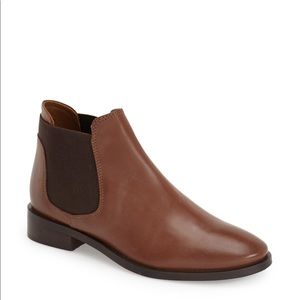 TOPSHOP Basing Tan Chelsea Boots